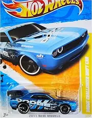 2011 HOT WHEELS 2011 NEW MODELS BLUE DODGE CHALLENGER DRIFT CAR 6/50