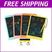 Portable 10 Inch LCD Drawing Tablet - Kids Reusable Writing Boards for Ages 3-8