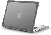 AVAKOT New MacBook Pro 16 Inch Case 2021 Release A2485 M1 Pro/M1 Max | Hard Slim Shell Bumper Dual Layer Protective Laptop Case Cover w/Fold Kickstand for MacBook Pro 16" with Touch ID| Gray