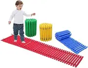 Toddler Balance Board 4 Pack, Kids Stepping Pathway, Promote Agility, Strength, Active Play, Preschool Learning Toy for Boys Girls 4 5 6 7 8 9 Years Old/7567 (Color : OneColor)