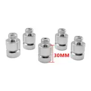 5PCS Aluminum 30mm 5/8 x 11 thread GNSS RTK Adapter for Prism poles GPS Adapter