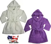 Melsimo TowelSelections Turkish Towel Cotton Hooded Terry Bathrobe Cover Up
