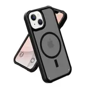 IPhone 14 Plus Case,Compatible With MagSafe,Military-Grade Protective Case,Scratch-Resistant Back Cover-Black