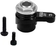 Aluminium 7075 20T Servo Horn with Built-in Spring for Losi 1/18 Mini LMT 4X4 Brushed Monster Truck RTR-LOS01026 Upgrade Parts - Black