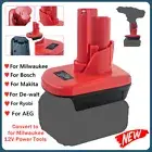Adapter For Makita for Ryobi 18V Battery Convert to For Milwaukee 12V Power Tool