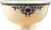 ZQLBDBF Ramen Bowl,Soup Bowl, Ceramic Bowl ，Soup Bowls Ceramic Bowl,Porridge Bowl,Soup Bowl13cm 5.1in High Foot Ceramic Bowl High-end Bone China Rice Bowl La