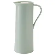 BEHÖVD Vacuum flask, light green, beige