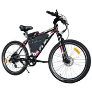 TDR 27.5 Inch Electric Mountain Bike Ebike 48V 750W Rear Hub Motor 20A Battery Alloy Frame Hydraulic Disc Brake Shimano 7 Speed Freewheel LCD Display Twist Throttle PAS
