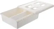 NAMOARLY Office Desk Storage Box under Desk Drawer Organizer Plastic Easy Install Space Saving