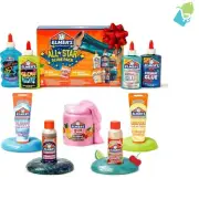 Elmer's All-Star Slime Kit - 9-Piece Set with Non-Toxic Glues & Activators