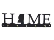 Mississippi Home State Shape Key Holder Hanger Rack Hooks Housewarming Wall Gift