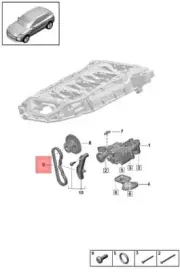Genuine PORSCHE Macan 95B Drive Chain PAC115225 (for: Porsche)