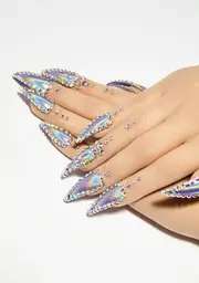 [Unicorns Poop Glitter] Holographic Nail Gloves