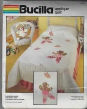 Bucilla~Ballerina Bears~Applique Quilt Kit- 40179 -Twin Size OOP