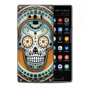 Skins Decal Wrap for Samsung Note 9 - Sugar Skull day of the Dead