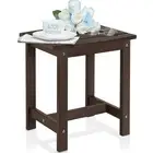 Outdoor Side Table, HIPS Adirondack Small Single Table, Waterproof Square