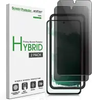 (2 Pack) amFilm Samsung Galaxy S22 Plus 5G Privacy Screen Protector