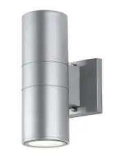 JONATHAN Y Duo 6in 2-Light Cylinder Outdoor integrated LED Sconce With Uplight