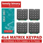 4 x 4 16-Key Matrix Array Keypad Keyboard Module 16 Buttons for Arduino Uno Mega