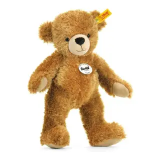 【STEIFF德國金耳釦泰迪熊】Happy Teddy Bear 快樂小熊(經典泰迪熊_黃標)