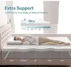 Erdoru 3" Cooling Gel Memory Foam Mattress Topper Breathable Certipur-Us Queen