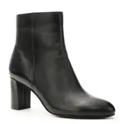 David Tate Alison Boots Black Lamb Size 10 NWOB Almond Toe Amazing Leather
