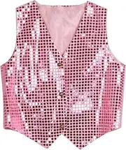 [Generic] Active Crop Tops for Women Colorful Sleeveless Sequin Vest