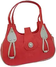 [Fashion Galaxy] Women's PU Leather handbag Ladies Purses Satchel Shoulder Bags