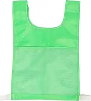 [TOKIDNY] Game Vest Vest Exercise Vest for Vest with Pocket High Visibility Vests Vest for Team Vest Sports Waistcoat Reflective Vest Polyester Yellow