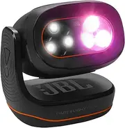 JBL PartyLight Beam, Take Your Party to The Next Level, Room-Filling Party Atmosphere, Choreographed Lightshow, Built-in mic with a Music Detection Algorithm, Match Your Energy, Black