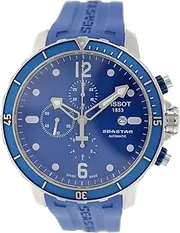 [Tissot] SEASTAR1000 Chronograph, T0664271704700 Men's, blue