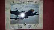 US Navy Blue Angels 2003 Official Fat Albert Litho MINT NEW MAJ Morris - Pilot