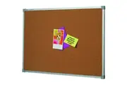 Quartet Penrite 240x120cm Corkboard Office School Pin Board w Aluminium Frame