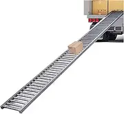 Stainless Steel Casters 1"/25mm Diameter, Frame Pitch Width 30cm/11.8", Stainless Steel Roller Conveyors, Non-Driven Roller Conveyor Rails, for DIY Woodworking (L)