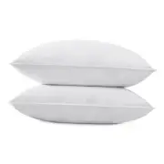 Grey Goose Feather Down Pillow for Sleeping(2 Pack)- Queen Size(20IN×30IN),