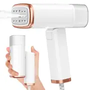Portable Handheld Steam Garment Steamer Foldable: Effortless Clothes Steam Ir...