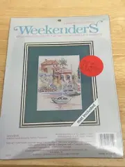 Weekenders Counted Cross Stitch DOCKSIDE (Mat Included) *NEW* w1