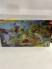 IMAGINEXT JURASSIC PARK DINOSAUR RECON 19 PIECE FIGURE PLAYSET - New