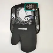 Disney Nightmare Before Christmas Oven Mitt Potholder Halloween Jack Moon Cliff