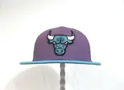 New Era NBA Chicago Bulls 2 Tone Color Pack 59FIFTY Fitted Hat Sz 7 1/4 RARE