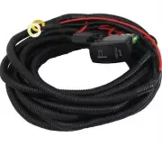 DragonFire Racing Black Dual 2 Seat Light Whip Harness - 522041