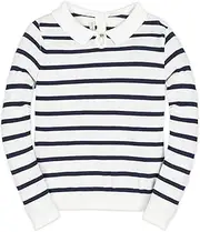 [Hope & Henry] Girls' Long Sleeve French Look Pullover Sweater