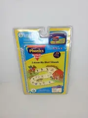 New Leap Frog Leap Pad Phonics: I Know My Short Vowels~Book & Cartridge