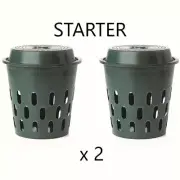 2 x Underground Garden Compost Bucket / Bin * AUSTRALIAN MADE