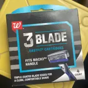 Walgreens 3 Blade Easyfit Cartridges 4 Pack Fits Mach3