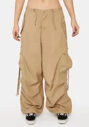 [UFO Contemporary] Khaki Silky Wind Pants
