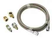 Aeroflow -4AN X 6Ft Braided SS Line Kit With Fittings Included AF30-4006