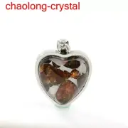 29.5Ct Pallasite Meteorite Pendant Brenham Meteorite Necklace --152