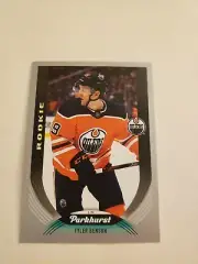 Tyler Benson 2020-21 UD Parkhurst Silver Boarder SP Rookie RC Card #310