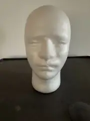 12 Manikin Heads Male Foam Styrofoam Mannequin Stand Model Wig Hat Display